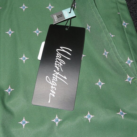 Walter Hagen Perfect 11 Golf Shorts Green Sz 36 NWT - Picture 3 of 5